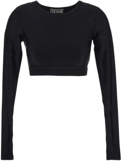 Versace Jeans Couture Long Sleeve Tops Versace Jeans Couture , Black , Dames - L,M,S