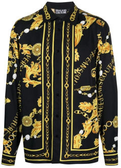 Versace Jeans Couture Long Sleeve Tops Versace Jeans Couture , Black , Heren - Xl,L,M,S