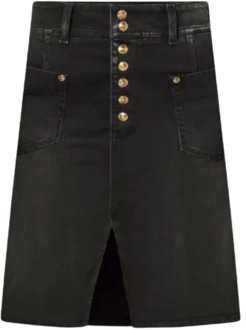 Versace Jeans Couture Midi -rokken Versace Jeans Couture , Black , Dames - M