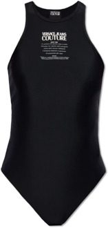 Versace Jeans Couture Mouwloze bodysuit Versace Jeans Couture , Black , Dames - L,M,2Xs