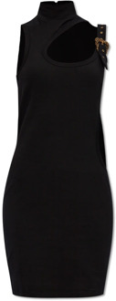 Versace Jeans Couture Mouwloze jurk Versace Jeans Couture , Black , Dames - M,S,Xs,2Xs