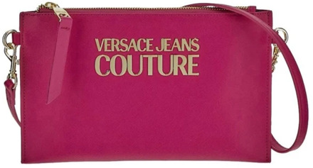 Versace Jeans Couture Orchidee Paarse Synthetische Schoudertas Versace Jeans Couture , Purple , Dames - ONE Size