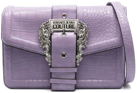 Versace Jeans Couture Paarse Schoudertas voor Vrouwen Versace Jeans Couture , Purple , Dames - ONE Size