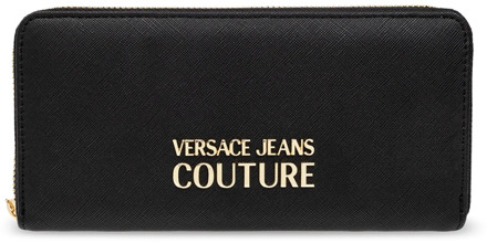 Versace Jeans Couture Portemonnee met logo Versace Jeans Couture , Black , Dames - ONE Size