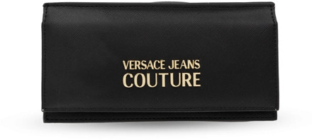 Versace Jeans Couture Portemonnee met logo Versace Jeans Couture , Black , Dames - ONE Size