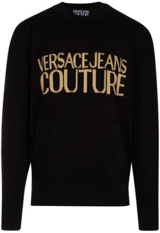 Versace Jeans Couture Round-neck Knitwear Versace Jeans Couture , Black , Heren - L