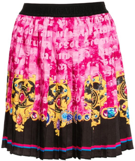 Versace Jeans Couture Roze Heart Couture Rok Versace Jeans Couture , Multicolor , Dames - S,Xs,3Xs