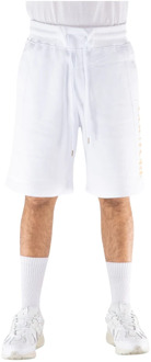 Versace Jeans Couture Sportieve Casual Katoenen Shorts Versace Jeans Couture , White , Heren - Xl,M