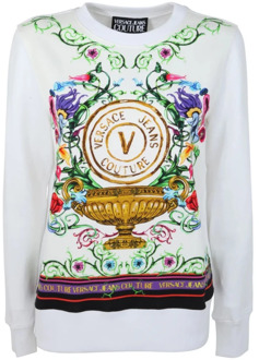Versace Jeans Couture Stijlvolle Couture Hoodie Versace Jeans Couture , Multicolor , Dames - S,Xs