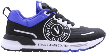 Versace Jeans Couture Stijlvolle RIK Sneaker voor Mannen Versace Jeans Couture , Black , Heren - 44 Eu,43 Eu,41 Eu,42 EU