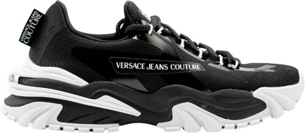 Versace Jeans Couture Stijlvolle Scarpa Sneakers voor Mannen Versace Jeans Couture , Black , Heren - 41 Eu,45 Eu,40 Eu,43 Eu,44 EU