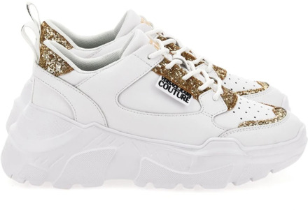 Versace Jeans Couture Stijlvolle Sneakers Versace Jeans Couture , White , Dames - 38 Eu,40 Eu,37 EU