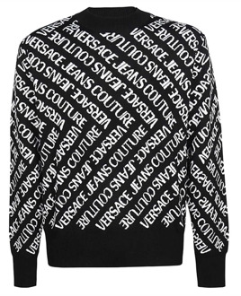 Versace Jeans Couture Stijlvolle Sweaters Versace Jeans Couture , Black , Heren - M,S