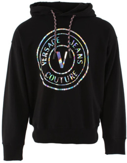 Versace Jeans Couture sweater maat XS Versace Jeans Couture , Black , Heren - S,Xs
