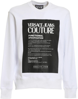 Versace Jeans Couture Sweatshirts Versace Jeans Couture , White , Heren - L,M,S