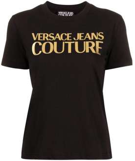 Versace Jeans Couture T-Shirts Versace Jeans Couture , Black , Dames - M,S,Xs