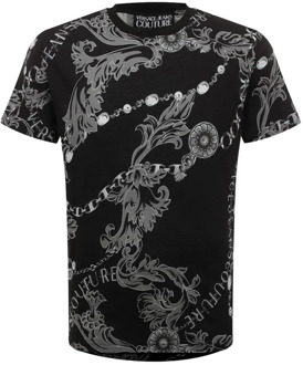 Versace Jeans Couture T-Shirts Versace Jeans Couture , Black , Heren - L,M