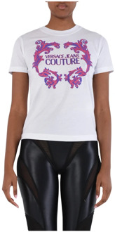 Versace Jeans Couture T-Shirts Versace Jeans Couture , White , Dames - L,M,S,Xs