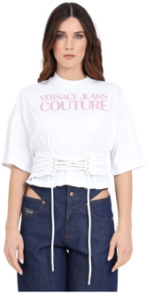 Versace Jeans Couture T-Shirts Versace Jeans Couture , White , Dames - L,S,Xs