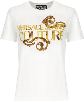 Versace Jeans Couture T-Shirts Versace Jeans Couture , White , Dames - M,S,Xs,2Xs