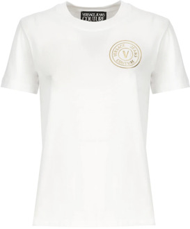 Versace Jeans Couture T-Shirts Versace Jeans Couture , White , Dames - S,Xs,2Xs