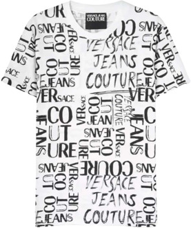 Versace Jeans Couture T-Shirts Versace Jeans Couture , White , Heren - L,M