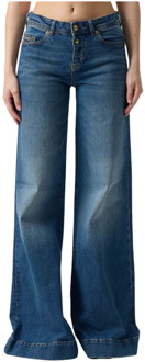 Versace Jeans Couture Trousers Versace Jeans Couture , Blue , Dames - W27,W28,W26