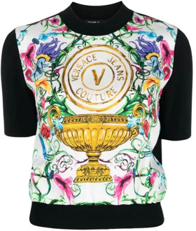 Versace Jeans Couture Upgrade je casual garderobe met deze trui Versace Jeans Couture , Black , Dames - XS