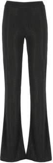 Versace Jeans Couture Wide Trousers Versace Jeans Couture , Black , Dames - M,S