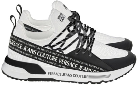 Versace Jeans Couture Witte Sneakers Schoenen Versace Jeans Couture , White , Heren - 41 Eu,43 Eu,44 Eu,42 EU