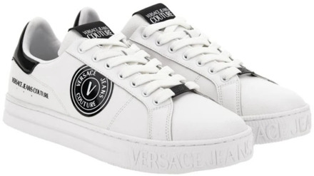 Versace Jeans Couture Witte Sneakers Schoenen Versace Jeans Couture , White , Heren - 44 Eu,45 Eu,41 Eu,42 Eu,43 Eu,40 EU