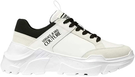 Versace Jeans Couture Witte Sneakers Versace Jeans Couture , White , Heren - 41 Eu,43 Eu,40 Eu,42 Eu,44 EU