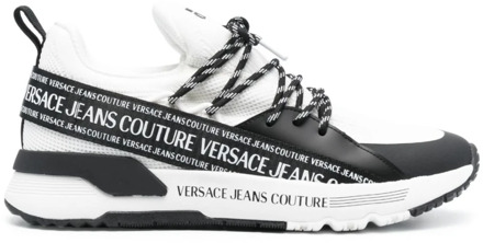 Versace Jeans Couture Witte Sneakers voor Heren Versace Jeans Couture , White , Heren - 40 Eu,43 Eu,42 EU