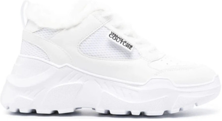 Versace Jeans Couture Witte Speedtrack Sneakers Versace Jeans Couture , White , Dames - 39 Eu,40 Eu,41 Eu,38 Eu,37 EU
