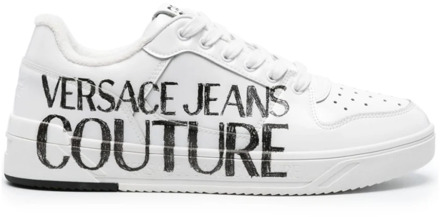Versace Jeans Couture Witte Starlight Sneakers Versace Jeans Couture , White , Heren - 45 Eu,44 Eu,41 Eu,43 Eu,42 EU