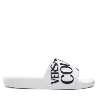 Versace Jeans Couture Witte Versace Slippers Versace Jeans Couture , White , Dames - 40 Eu,35 Eu,38 Eu,36 Eu,41 EU