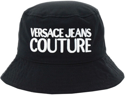 Versace Jeans Couture Zwart Couture Hoed Versace Jeans Couture , Black , Heren - ONE Size