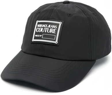 Versace Jeans Couture Zwarte baseball cap voor vrouwen Versace Jeans Couture , Black , Dames - ONE Size