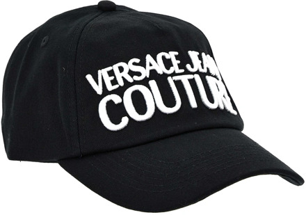 Versace Jeans Couture Zwarte Couture Hoed Versace Jeans Couture , Black , Dames - ONE Size