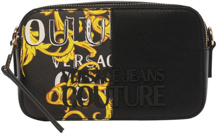 Versace Jeans Couture Zwarte Couture Tas Versace Jeans Couture , Multicolor , Dames - ONE Size