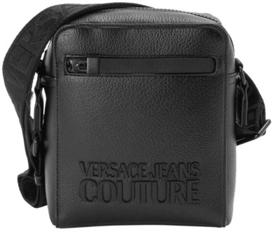 Versace Jeans Couture Zwarte Crossbody Tassen Versace Jeans Couture , Black , Heren - ONE Size