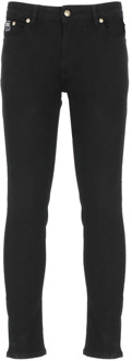 Versace Jeans Couture Zwarte katoenen jeans voor heren Versace Jeans Couture , Black , Heren - W32,W38,W36,W34