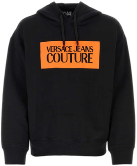 Versace Jeans Couture Zwarte katoenen sweatshirt Versace Jeans Couture , Black , Heren - L