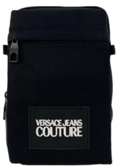 Versace Jeans Couture Zwarte Monospalla Nylon Rugzak Versace Jeans Couture , Black , Heren - ONE Size