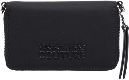 Versace Jeans Couture Zwarte Multipocket Mini Tas Versace Jeans Couture , Black , Dames - ONE Size