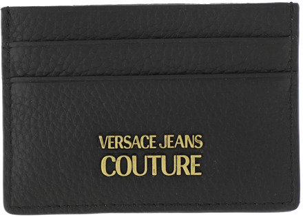 Versace Jeans Couture Zwarte Portemonnees Beschrijving Versace Jeans Couture , Black , Heren - ONE Size