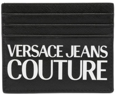 Versace Jeans Couture Zwarte Portemonnees - Stijlvol Ontwerp Versace Jeans Couture , Black , Heren - ONE Size