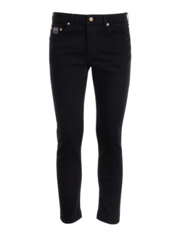 Versace Jeans Couture Zwarte Regular Fit Jeans 5 Zakken Versace Jeans Couture , Black , Heren - W30,W36,W38