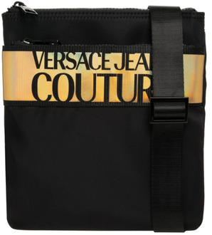 Versace Jeans Couture Zwarte Schoudertas Versace Jeans Couture , Black , Heren - ONE Size