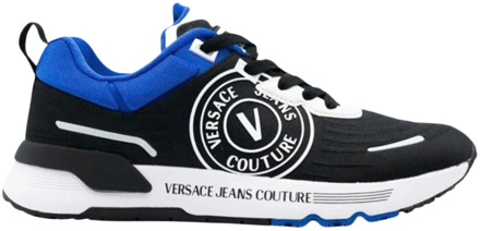 Versace Jeans Couture Zwarte Sneakers Versace Jeans Couture , Black , Heren - 42 Eu,40 Eu,45 EU